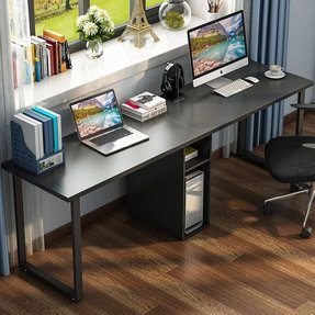 Featured image of post Long Desk Table With Drawers : I recently lined my desk drawer with pages from a thrift store book on lettering.