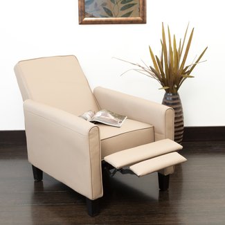 Lucas Leather Recliner Club Chair