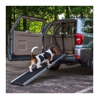 Lucky Dog Vehicle Loading Ramp +Pet Barrier Transport Kit ...