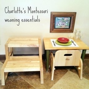 Wooden High Chair Montessori  : The High Sides And Back Offer Support, So Even If Your Child Is Still A Bit Wobbly When Sitting Upright, This Sturdy Seat Is Perfect!