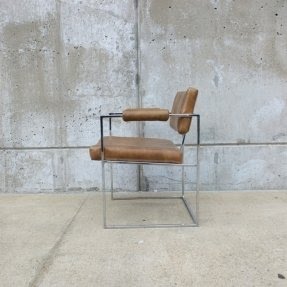 Milo Baughman 1188 Chrome Chair Thayer Coggin in ...