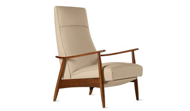 Milo Baughman Milo Baughman Recliner 74 in Fabric - Polyvore