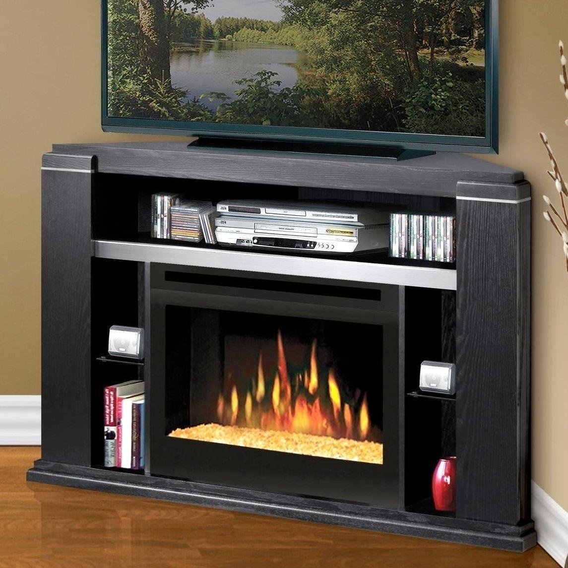 Corner tv deals cabinets with fireplace