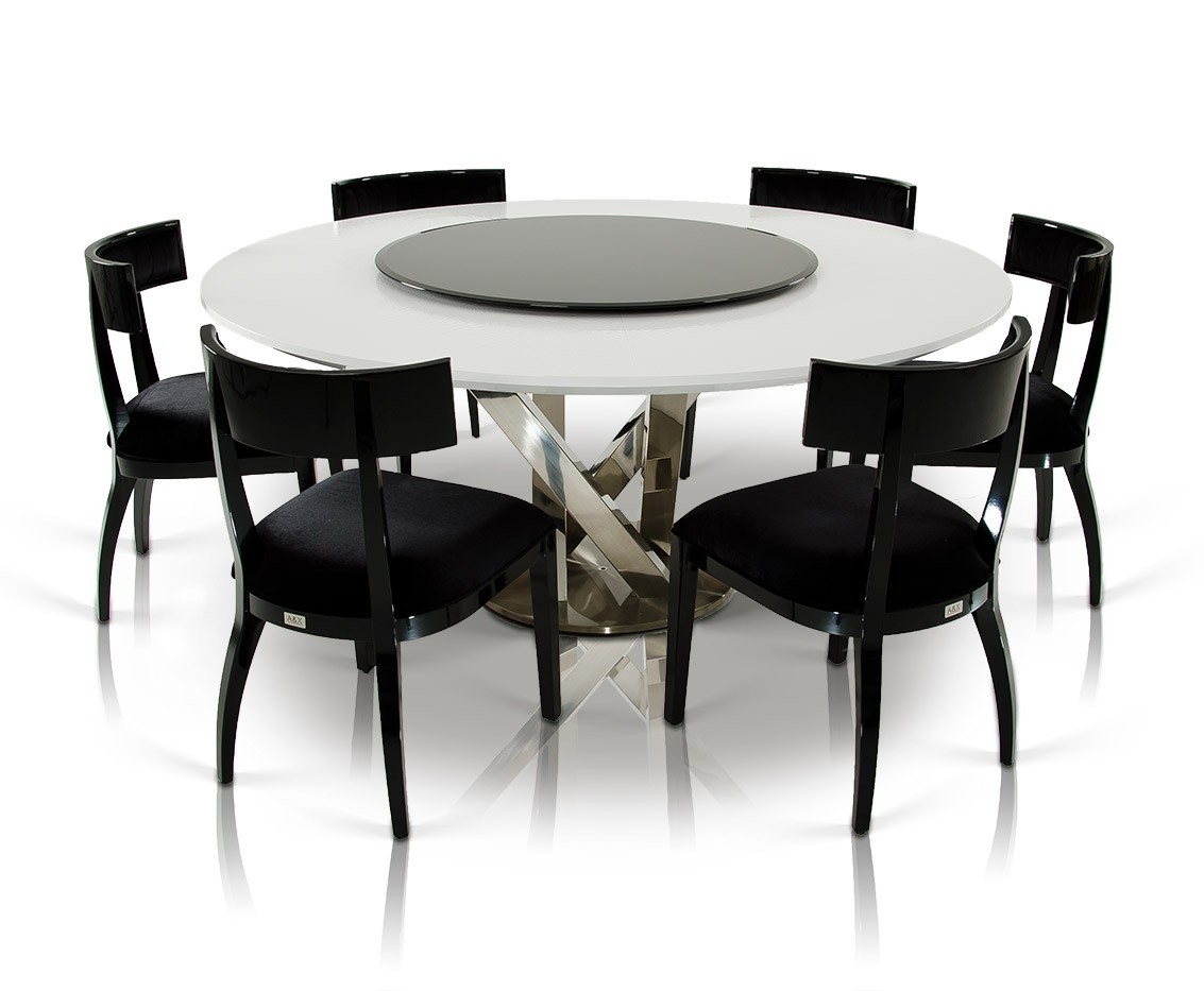 Round Dining Table For 6 Visualhunt, Round Industrial Dining Table For 6