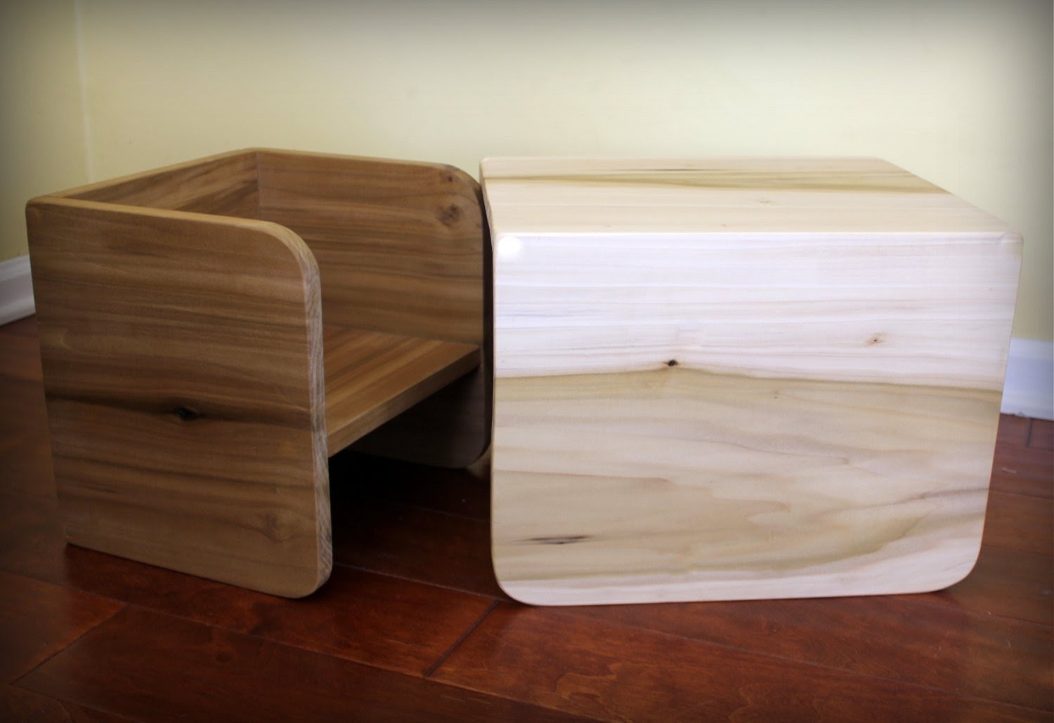 Montessori Cube Chair Set 1 large 1 small