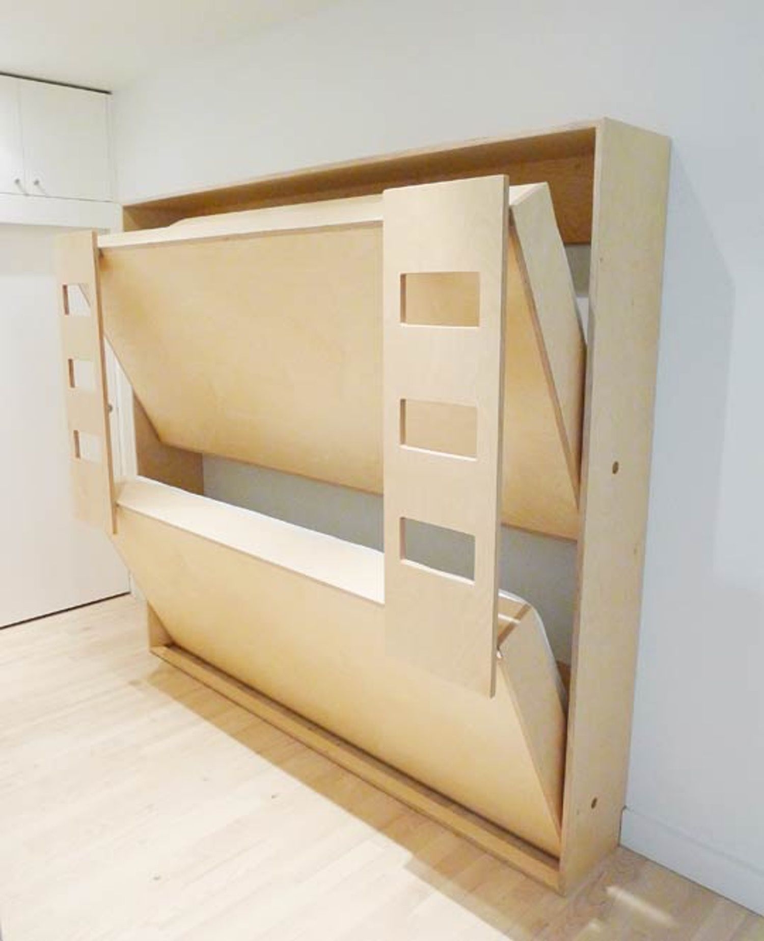 space saving double deck bed