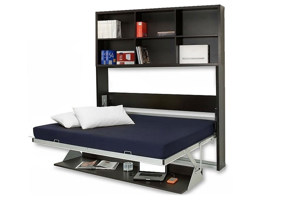 Murphy Bed With Desk Visualhunt, Fold Up Bed That Turns Into Desk