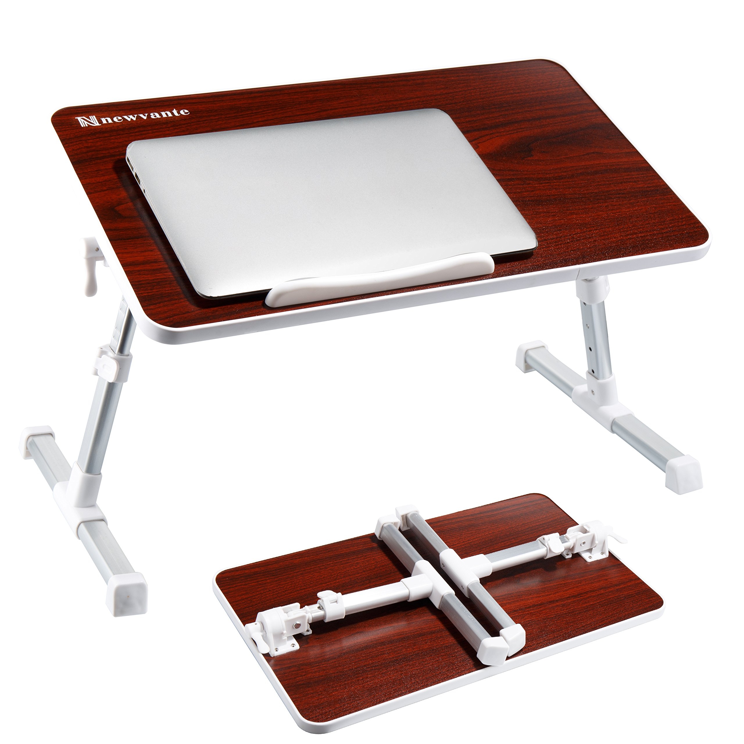 Foldable Portable Standing Bed Desk Black Details about   Besign Adjustable Latop Table 
