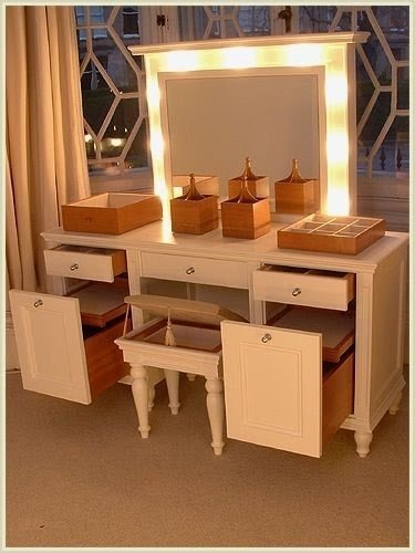 Dressing Table Mirror With Lights You, Desk Vanity Mirror With Lights
