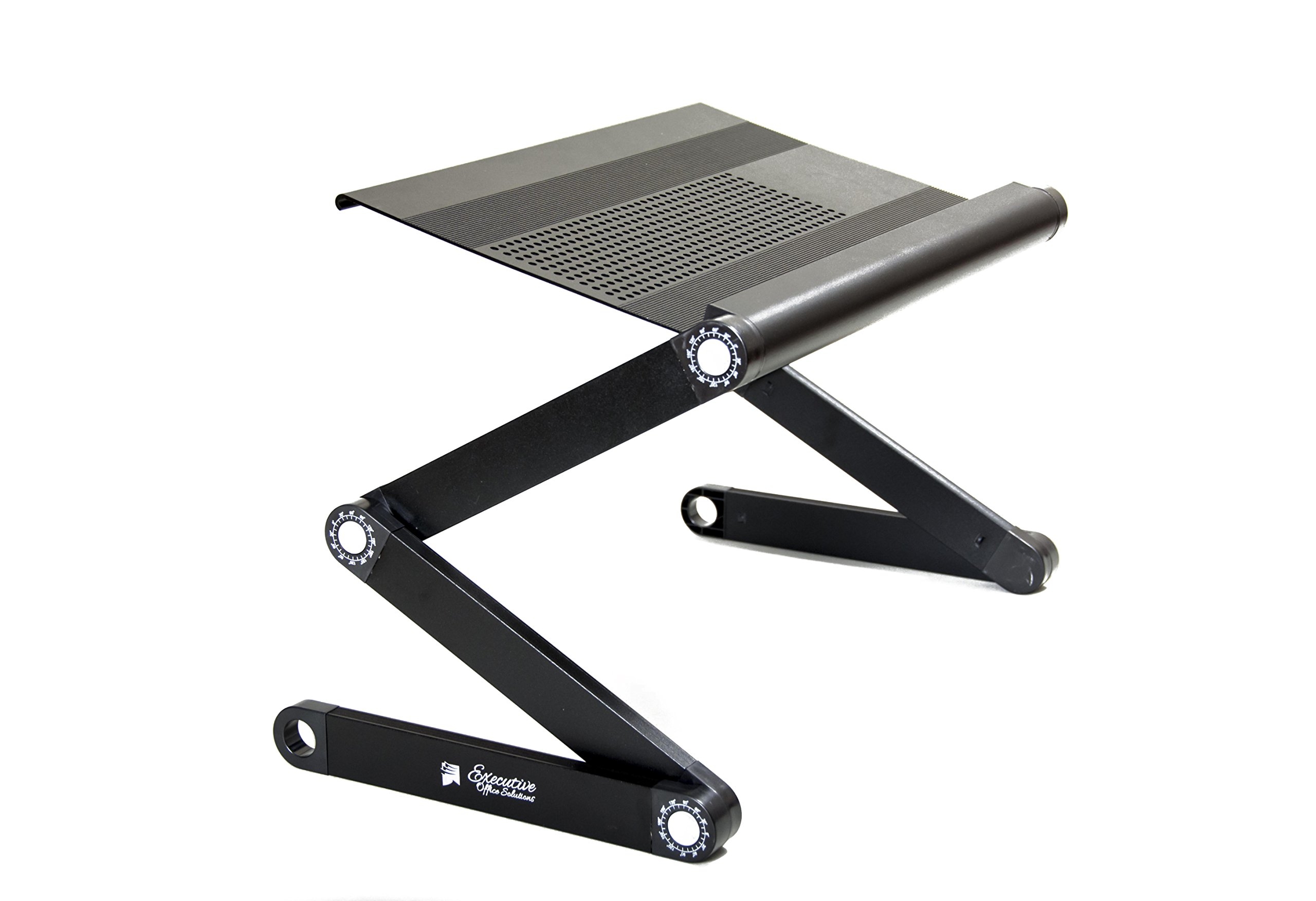 Adjustable Portable Vented ERGONOMIC TV Bed Lap Aluminum Laptop Desk Stand Table 