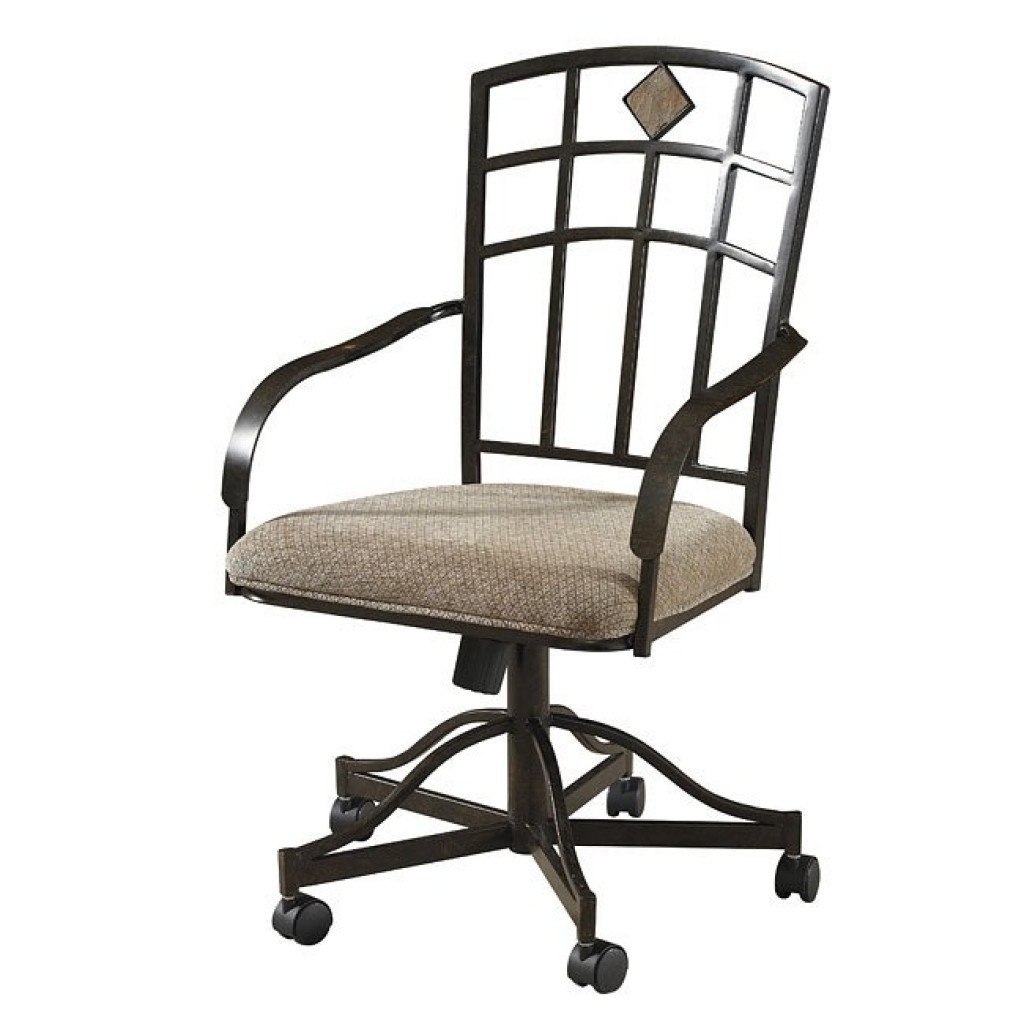 Powell Jefferson Dining Arm Chairs with Casters - Set of