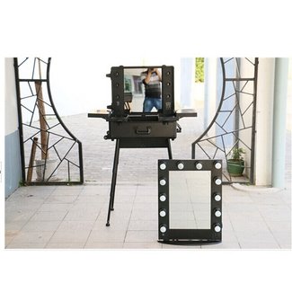 Professional Aluminum Makeup Mirror with Lights, 12pcs ...