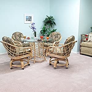 Rattan Dining Chairs With Casters