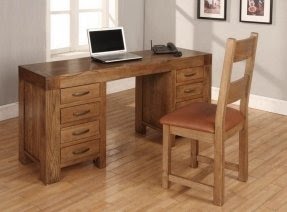 Reclaimed Oak Computer Desk - Desk Design
