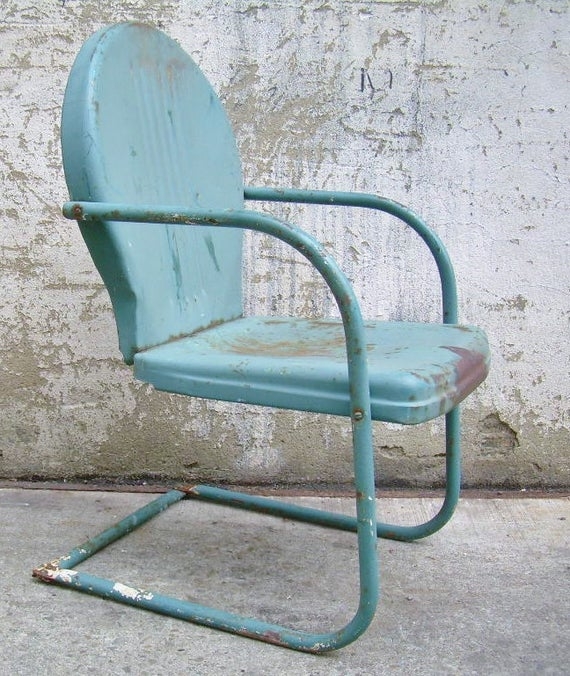 Vintage Metal Lawn Chairs You Ll Love, Vintage Metal Patio Chair Parts