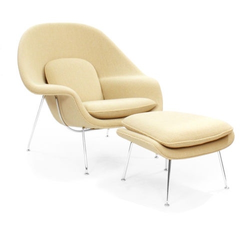 Saarinen Womb Chair in Cato by Eero Saarinen