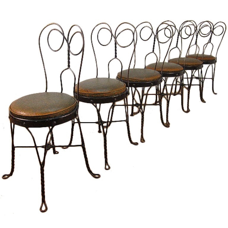 Ice Cream Parlor Chairs Visualhunt, Vintage Ice Cream Parlor Chairs