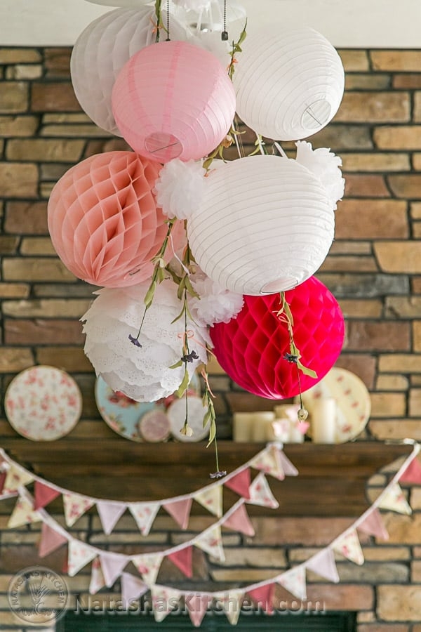 Shabby Chic Baby Shower, Party Menu & Baby Registry Ideas