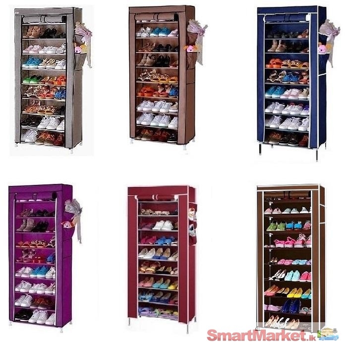 shoes rack with cover -