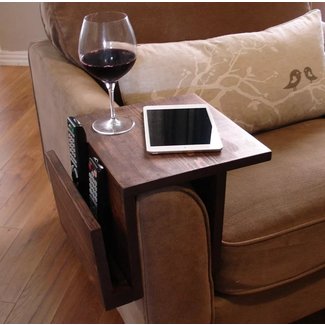 Simply Awesome Couch Sofa Arm Rest Wrap Tray Table with