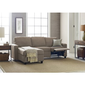 Small Sectional Sofa With Recliner You'll Love in 2021   VisualHunt