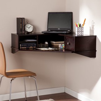 Small Space Wall-Mounted Computer Workstation Solutions