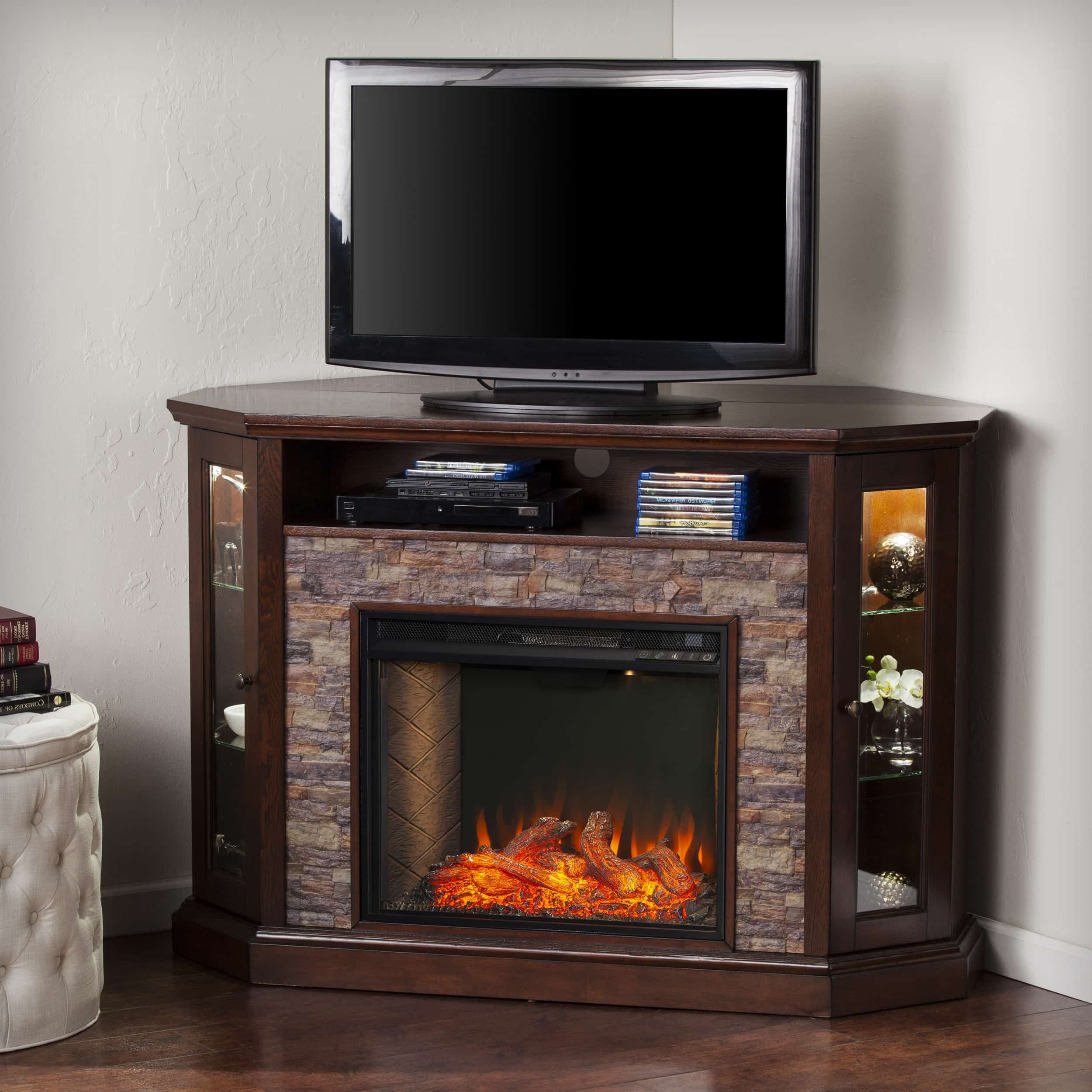 Corner Electric Fireplace Tv Stand You Ll Love In 2021 Visualhunt