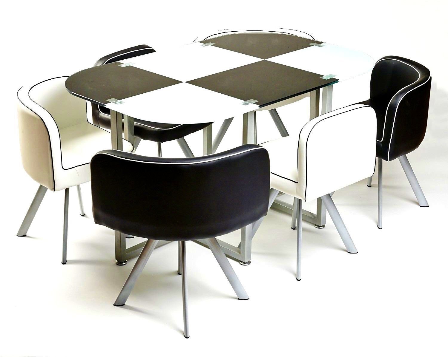 round table with fitted chairs