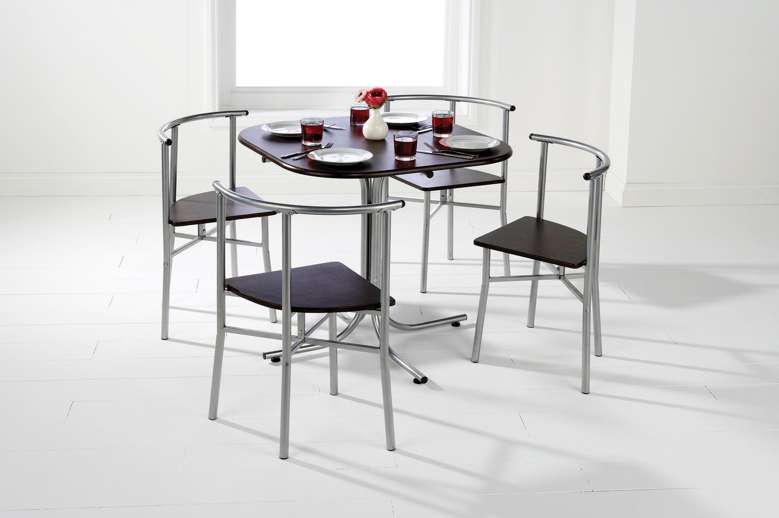 Space Saving Table And Chairs Visualhunt, Used Dining Table And High Back Chairs 2 Package