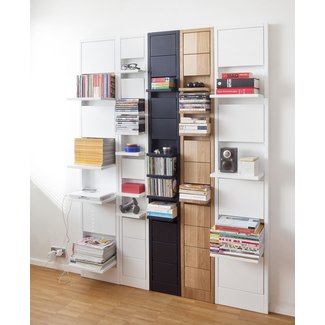 Space Saving: Individual Shelves which fold up when not in