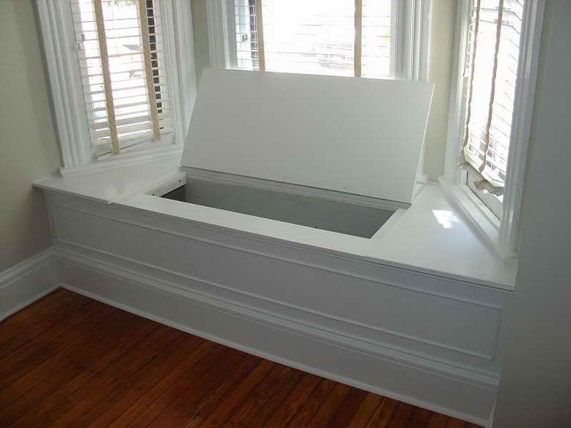 Window Bench With Storage Visualhunt, Window Seat Storage Unit
