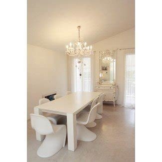 Superb white dining table and chair Shabby chic Dining Room