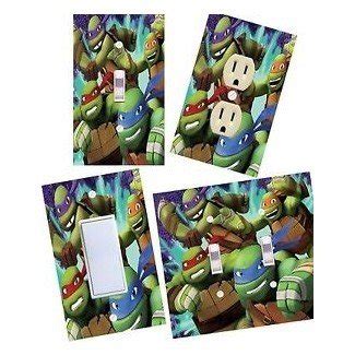 Teenage Mutant Ninja Turtles light switch wall plate ...
