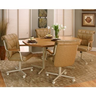 Tilt-Swivel Dining Chair with Casters by Cramco, Inc ...