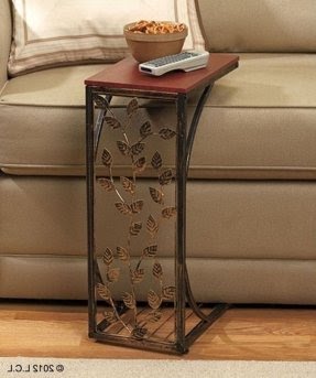 Under Chair Tray Table C Shape Sofa Tables That Slide