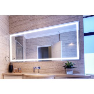 Led Vanity Mirror Visual Hunt Verge Bathroom Lighted Mirror Vanity Led By Clearlight