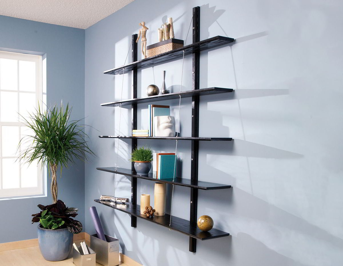 Vertical Bookshelves space saving vacuum storage bags
