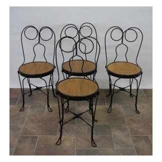 Ice Cream Parlor Chairs Visual Hunt