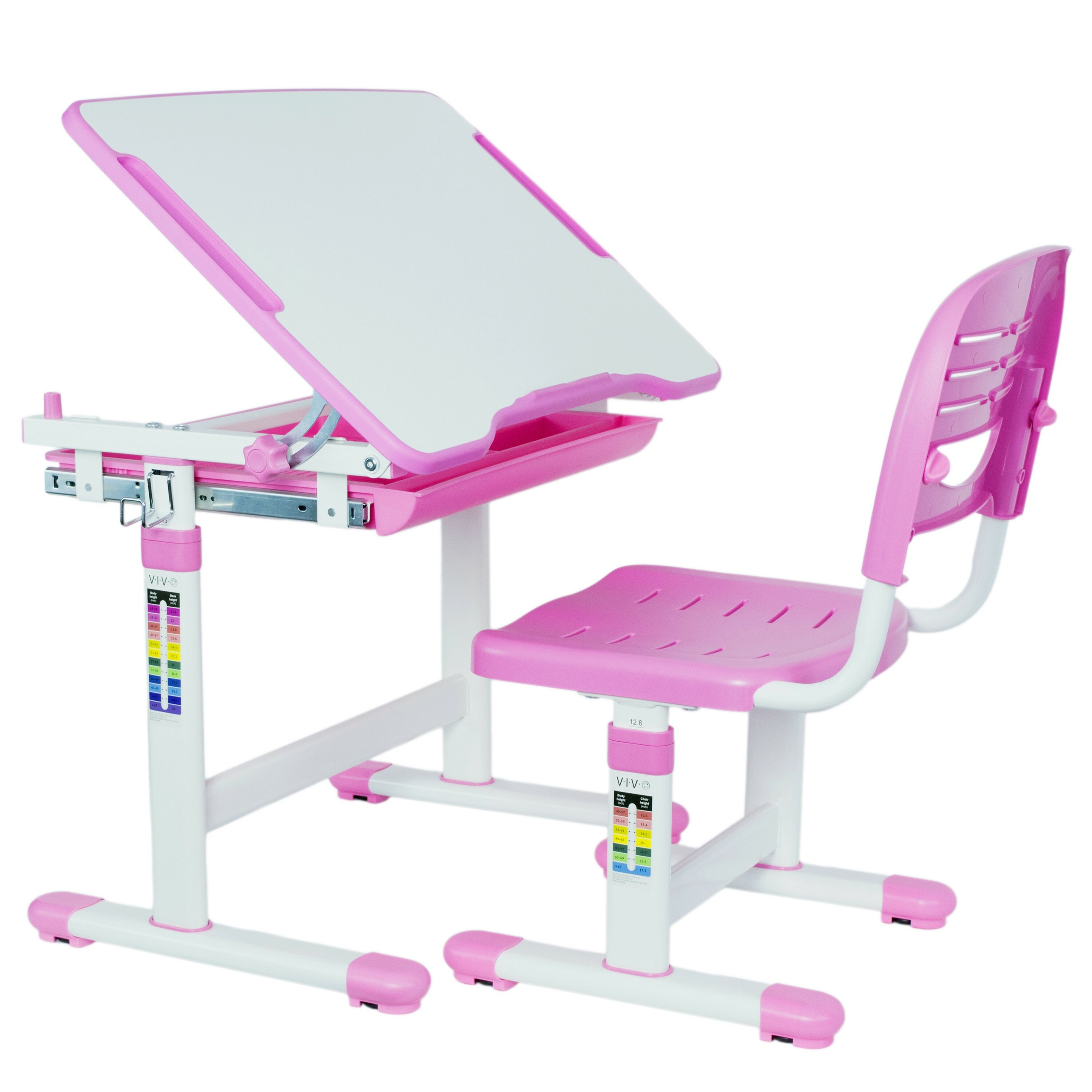 small childrens desk and chair