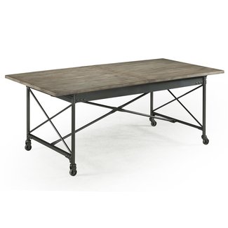 Walton Rectangular Dining Table With Casters from ...