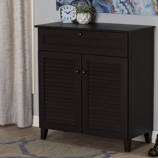 12-Pair Shoe Storage Cabinet