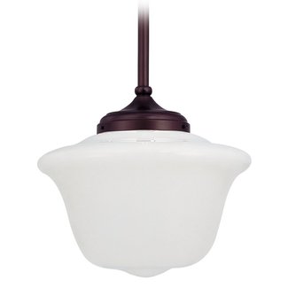 Schoolhouse Electric White Glass Cone Shade