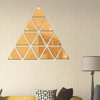 15 Best Collection of 3D Triangle Wall Art