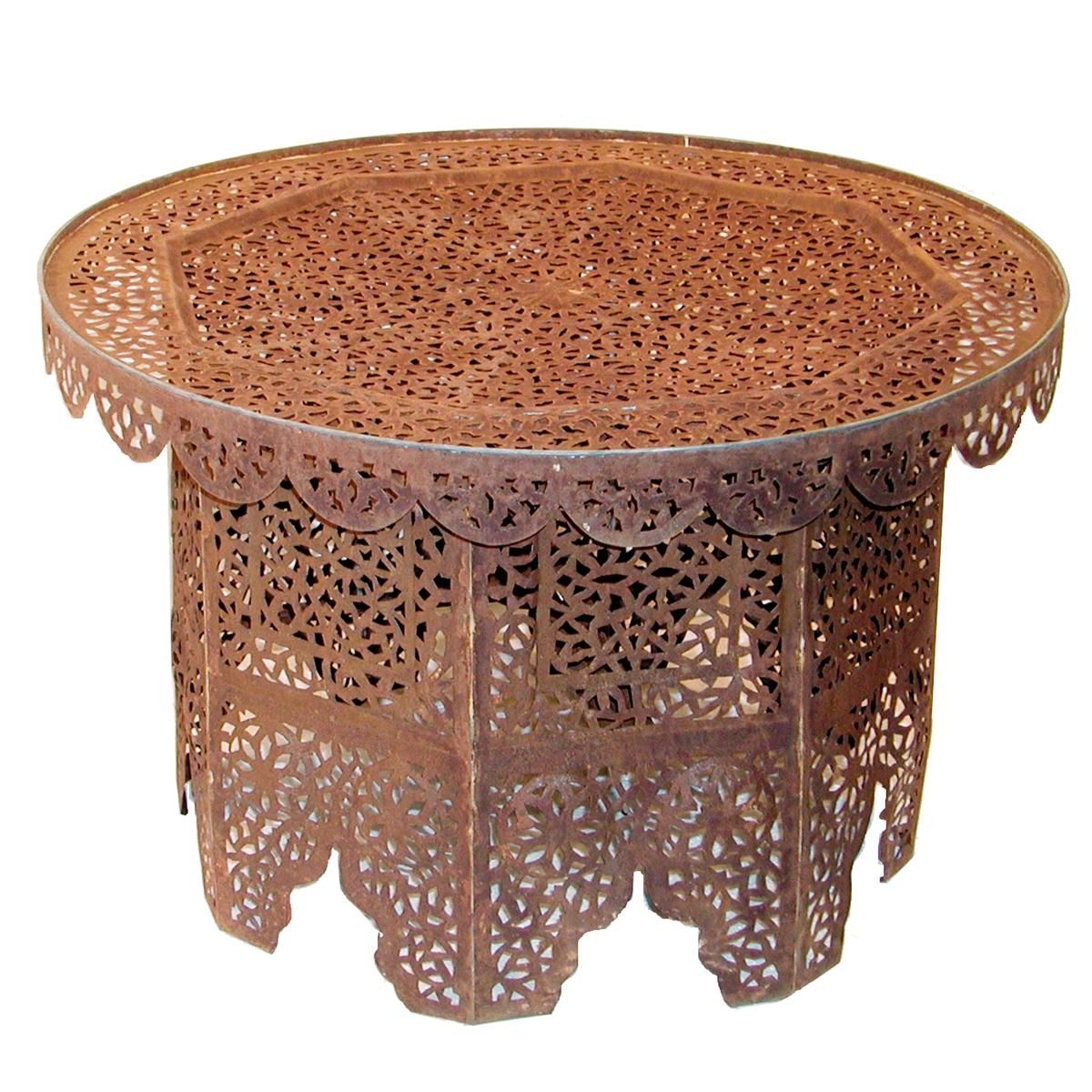 Details about   HANDMADE ROUND WOODEN COFFEE CARVING MOROCCAN TABLE DESIGN 