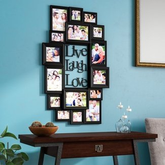 16 Piece Mallon Plastic Picture Frame Set