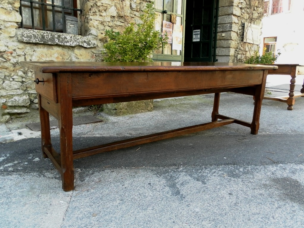 18th century French farmhouse table, 98 inch length For ...