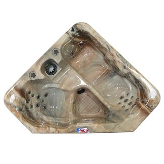 2-Person 28-Jet Plug and Play Hot Tub with Multi Color Hot Tub Light