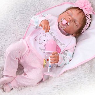 Reborn Full Body Silicone Girl Baby Doll