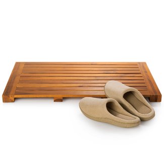 24” x 16” Solid Teak Wood Bath Mat – Mold