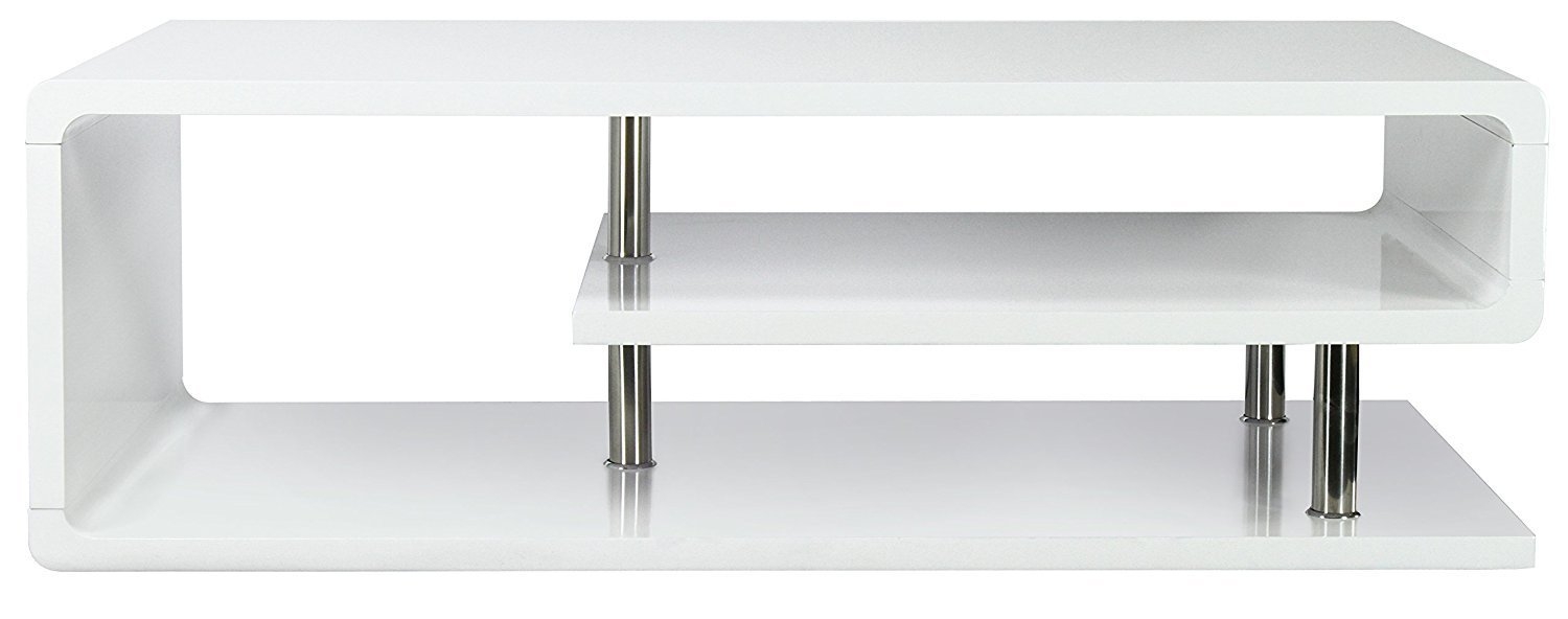 247SHOPATHOME IDF-4057C Coffee-Tables White